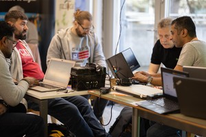 Linux Cafe Infostand - © Johannes Teichert