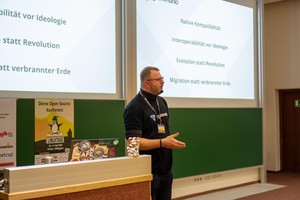 Michael Kromer: [SPONSOR] grommunio - Bridging Reality: Open Source, Digital Sovereignty. Open Source, Not Open-Washed - © Maximilian Gorfer